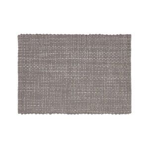 Crate&Barrel Della Grey Cotton Flat Weave Rug 
Size 2'x3'